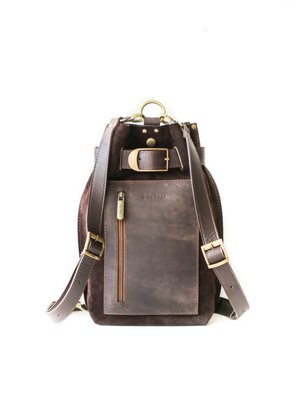 Suede Leather Sling Bag