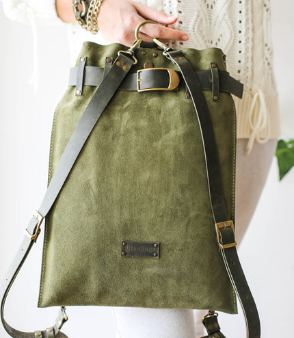 Suede Backpacks